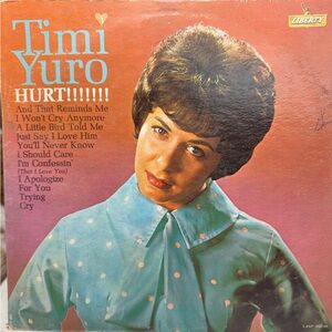 Timi Yuro “Hurt!!!!” Vinyl Record -